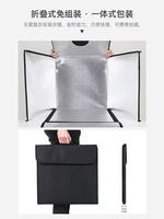 Tente de tir photographique Boîte à photos Boîtes à lumière LED Studio Soft Box Softbox avec arrière-plans en PVC