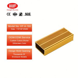 Aluminum Alloy Control Box with IP54 Protection Customizable Length (110x48x25mm) for PCB and Communication Systems - Product Image 1