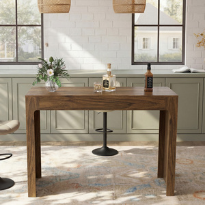 Multi-purpose <b>Bar</b> & Dining <b>Table</b> 55" High Wood Counter Desk Commercial Furniture for Restaurant Tavern & Catering Venues - Product Image 1