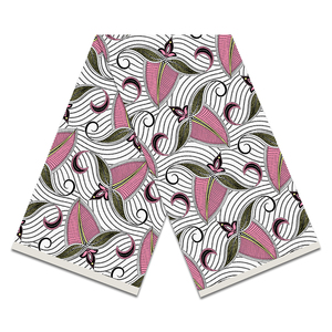 Impresión personalizada tela cera tela batik tela venta al por mayor indonesio Tissus <span class=keywords><strong>En</strong></span> Soie motivo Pagne Africain - Product Image 4