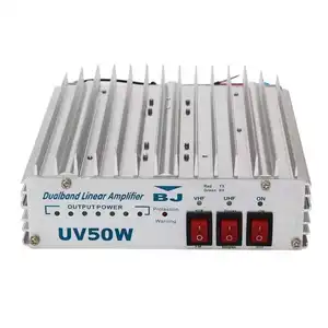 Profesyonel HF dual band lineer cb radyo güç amplifikatörü BJ-UV50W yüksek güç çıkışı ile 136-174MHz/400-470MHz