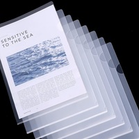 AFFISURE-Carpeta de plástico en forma de L para papel A4, fundas de plástico para chaquetas EN CARPETAS DE PROYECTOS surtidos, A4 PP