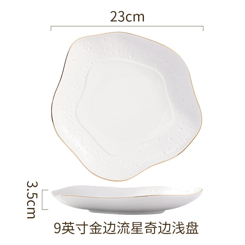 Gold edge - 9inch plate