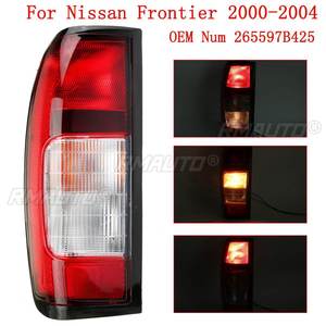 Luz Trasera Izquierda/Derecha, Lámpara de Freno, Carcasa de Luces Traseras, Arnés de Cables Halógeno 265597B425 265598Z325 para Nissan Frontier 2000-2004 - Product Image 2