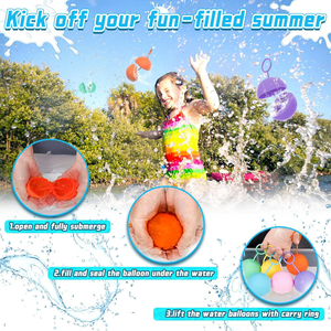Juguetes de Verano, Bombas de Agua, Globos de Agua de Relleno Rápido, Recargables, Magnéticos y Reutilizables para Niños - Product Image 6