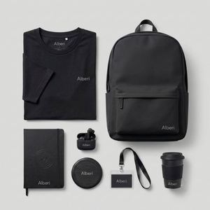 Set de Regalo de Bienvenida para Empleados de Empresa: Camiseta Polo, Cuaderno, Mochila, Botella Térmica, Set de Regalo Corporativo Personalizado para el Trabajo - Product Image 4