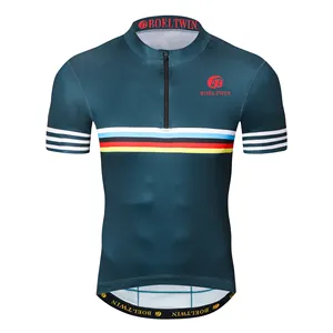 Rxpet − maillot de cyclisme pour hommes, en tissu personnalisé, pour équipe, manches courtes, haut, vêtement de vélo, chemise avec 3 poches réfléchissantes