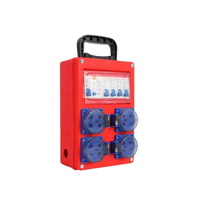 กล่องจ่ายไฟกันน้ำแบบเต้ารับเดี่ยว 10A 5 ขา พร้อม RCD 220V ติดผนังได้ สำหรับกล่องจ่ายไฟชั่วคราว - Product Image 6