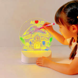 Innovadora tableta de dibujo LED para niños, tablero de escritura brillante, almohadilla educativa para garabatos, <span class=keywords><strong>Idea</strong></span> de regalo - Product Image 4