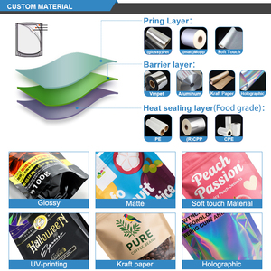 Envasado de alimentos personalizado, papel de aluminio, bolsa de plástico laminado, bolsa de sellado trasero para patatas fritas, bolsas de paquete para pequeñas empresas - Product Image 3