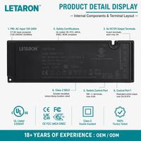 Driver LED multi-ports ultra-plat 120-240V à sortie haute intensité avec interrupteur à capteur filaire/sans fil pour éclairage d'armoires
