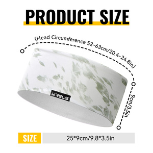 عصابة رأس ماصة للعرق من WRELS للاستخدام الخارجي، دافئة للشتاء، مع واقي للأذنين ضد الرياح والبرد، عصابة رأس أنيقة للجري - Product Image 6