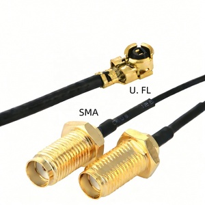 <span class=keywords><strong>สาย</strong></span>โคแอกเชียล RF คุณภาพสูง RG1.13 หัวต่อ SMA ตัวเมีย เป็น UFL  0-6GHz 50 โอห์ม <span class=keywords><strong>สาย</strong></span>จัมเปอร์เสาอากาศสำหรับเราเตอร์ <span class=keywords><strong>WiFi</strong></span> - Product Image 1
