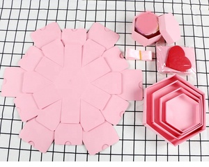<span class=keywords><strong>Album</strong></span> <span class=keywords><strong>Photo</strong></span> Scrapbook fait à la main, 3d, cadeau d'anniversaire, personnalisé, boîte <span class=keywords><strong>Surprise</strong></span> hexagonale en papier - Product Image 5