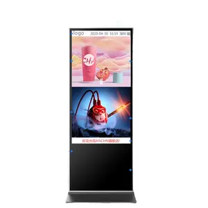 55-дюймовые комнатные интерактивные дисплеи напольные цифровые вывески медиаплеер
