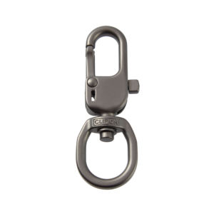 CLIPON AK211TR-M-017-MGM Gancho giratorio metálico con bloqueo automático, patente estadounidense/europea, alta resistencia, adecuado para productos de exterior, collar para mascotas - Product Image 1