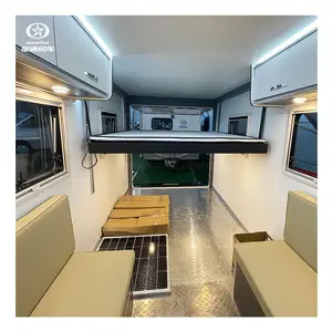 Multifunctionele Offroad Camper Luxe Camping Caravan Off Road Rv Camper Trailers Reisaanhangwagen Met Badkamer En Toilet