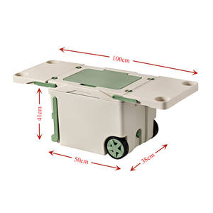 Glacière pliante en plastique pour l'extérieur avec table <span class=keywords><strong>de</strong></span> camping à <span class=keywords><strong>grand</strong></span> <span class=keywords><strong>volume</strong></span> - Product Image 2