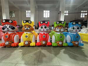 Nhà Máy Giá Durable chia sẻ điều khiển từ xa trẻ em đi xe đạp cưỡi Bong Bóng Xe đạp cho sân chơi trung tâm mua sắm thiết bị vuông - Product Image 4