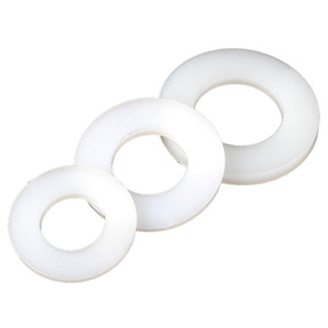 Ensemble de rondelles plates en silicone transparent Pa66 M3 <span class=keywords><strong>6mm</strong></span>, rondelles de blocage personnalisées, rondelles fines en plastique nylon - Product Image 5