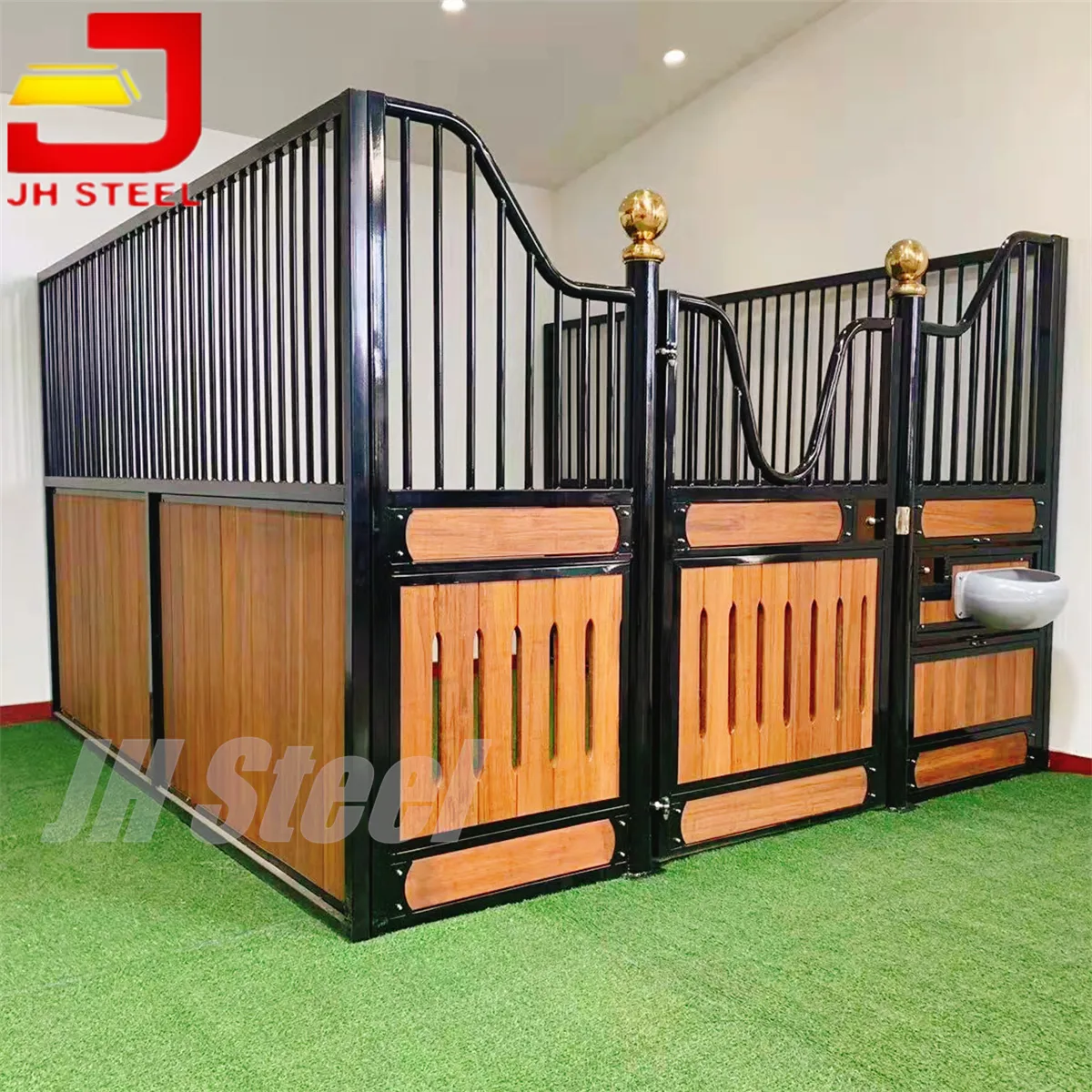 Mooie Betaalbare Paardenstal Kraam Voor Europese Stijl 12ft 14ft 3M 3.5M 4M Gebouwd Om Bamboe Infill Max Socializing Te Bestellen