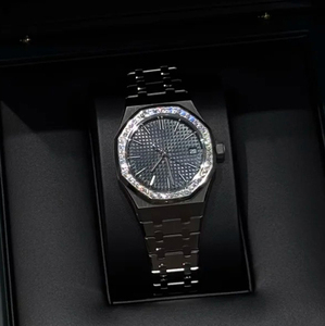 Montre de sport à bracelet intégré de luxe pour homme, automatique, en acier inoxydable, lunette octogonale, cristal saphir, étanche - Product Image 6