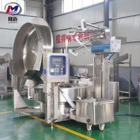 50-800 L industriel électrique/gaz/vapeur automatique cuisson mélangeur Machine en acier inoxydable sucre Caramel mélangeur Machine