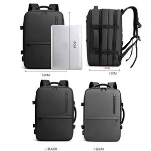 Custom Black Expandable Outdoor Student <b>Backpack</b> Large Capacity Notebooks Travel Adventures <b>Backpack</b> - Product Image 4