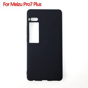 เคสโทรศัพท์มือถือซิลิโคนเนื้อด้านสำหรับ <span class=keywords><strong>Meizu</strong></span> <span class=keywords><strong>Pro</strong></span> <span class=keywords><strong>7</strong></span> plus สีดำ - Product Image 2