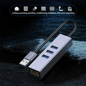 Jaoz Bộ Chuyển Đổi Micro USB3.0 Type C Lan Sang RJ45 Bộ Chia <span class=keywords><strong>USB</strong></span> C Sang Bộ Chia <span class=keywords><strong>USB</strong></span> C RJ45 1000Mbps Với Ethernet Cho Máy Tính Bảng TV - Product Image 5