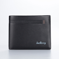 Dompet Pendek Kulit PU untuk Pria, Dompet Bisnis Bermerek, Dompet Tangan Kulit PU untuk Pria