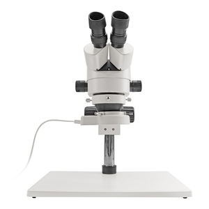 Microscopio Binocular con Zoom Estéreo SHUNMA SZM45-B1 con Luz LED, Ampliación de 7-45x, Base Grande - Product Image 2