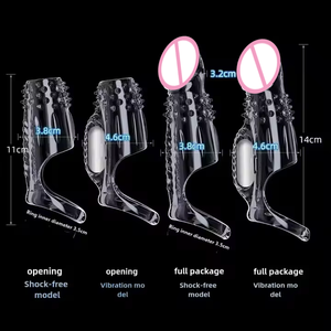 3D Dreidimensionale Partikel umwickeln den Penis, stark vibrierendes G-Punkt-Kondom, dick und fest, für Männer - Product Image 6