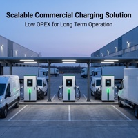 Nueva Estación de Carga Rápida para Vehículos Eléctricos de 120-240kW, Comercial, CC, con Interfaces CCS1/CCS2/CHADeMo/GBT, Clasificación IP54, OCPP 1.6/2.0