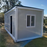 Maison conteneur en acier de luxe personnalisable de 20 à 40 pieds résistant aux tremblements de terre pliable mobile micro maison entrepôt atelier plat