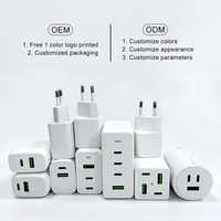 Directo de fábrica OEM 18W 20W 25W 30W 35W 45W 65W Pared Rápido Tipo C USB GaN Cargador de teléfono para iPhone Samsung Laptop Tablet