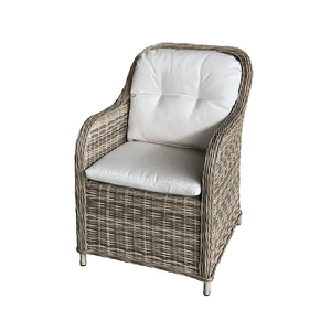 Juego de sofá de jardín de mimbre muebles de patio de lujo modernos juego de comedor al aire libre - Product Image 6