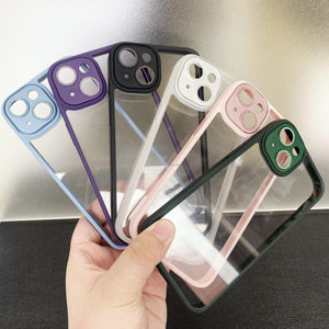 Đầy Màu sắc khung rõ ràng trường hợp điện thoại cho <span class=keywords><strong>Iphone</strong></span> 15 Pro thời trang long lanh bột Máy ảnh ống kính điện thoại di động bìa cho <span class=keywords><strong>Iphone</strong></span> 15 - Product Image 3