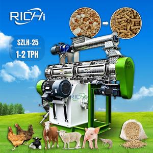 Mới được thực hiện 1 mét 30 kW Vòng chết 1-3 tấn mỗi giờ động vật chăn nuôi gia súc gia cầm Gà Thức ăn viên máy cho Báo Chí thức ăn - Product Image 1