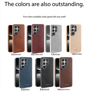 Fundas Magnéticas de Piel Sintética para Teléfono Móvil Samsung S26 S23 S24 Ultra S25 Plus S23 FE, con Carga Inalámbrica y Protección Contra Impactos - Product Image 2