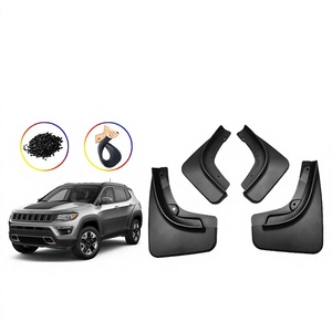 Garde-boue en plastique noir pour pneus de voiture, pour Compass 1.4T 2.4T 17-21 - Product Image 5