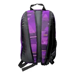 Zaino Studentesco Nicksclub 40L Impermeabile in Nylon Oxford con Chiusura a Cerniera Design Vintage per Uso Scolastico - Product Image 3