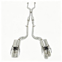 UML Lexus pour échappement sport à soupapes 5.0L V8 SS304 Catback poli miroir 1.5mm d'épaisseur