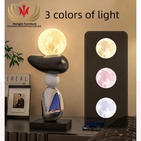 HJ HOME Lampe de table échantillon de luxe de forme irrégulière Décoration d'hôtel Salon Cabinet Art Ornement Présentoir de table