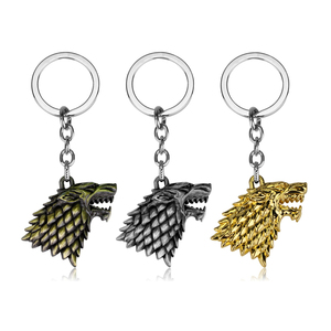 Pendentifs Loup de la Maison Stark, Porte-clés Dragon <span class=keywords><strong>Targaryen</strong></span> de la Chanson de Glace et de Feu, Souvenirs Cadeaux - Product Image 3
