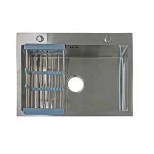 Sink Kitchen Sink 304 Stainless Steel Hand Washing Basin Thickened Large Single Bowl Sink Washing Dishes Table Sink For Home