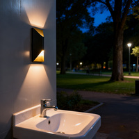 Lámpara de Pared LED de 22W 5CCT, Impermeable IP65, de Aluminio para Exteriores, 1600LM, ETL, para Villa, Patio, Pasillo