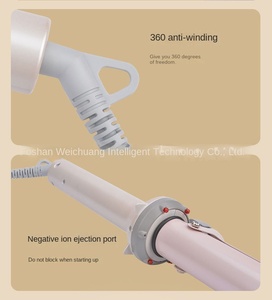 <strong>Automatic</strong> Electric <strong>Curling</strong> Iron 36MM PTC Heater USB Powered 50W LED Display Fast Heating Big Wave 5-Temperature 1-Year Household - Product Image 2