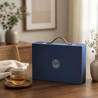 Boîte cadeau en papier rigide de luxe avec logo personnalisé en estampage à chaud, fermeture magnétique et doublure en éponge, emballage alimentaire, vente en gros OEM