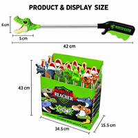 Jouet attrape-dinosaures EPT avec poignée à pression et tête d'animal, outil de préhension pour les distributeurs de jouets